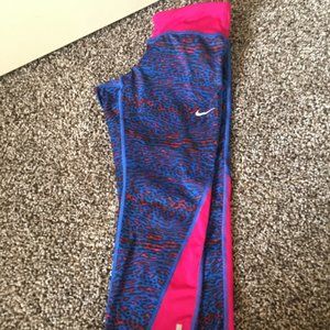 Blue Cheetah Nike Leggings